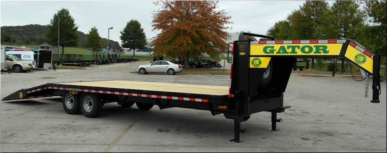 Gooseneck flat bed trailer for sale14k  Sandusky County, Ohio